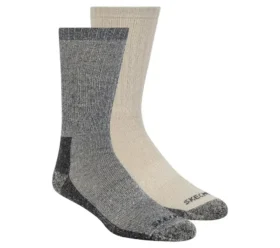 2’li Paket Erkek Crew Yün Çoraplar