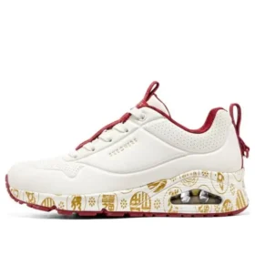 2023 Tavşan Yılı Uno Celebrat-Airy Spor Sneakerlar “Beyaz Kırmızı Altın”