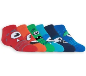 6’lı Paket Düşük Kesim Monster Çorapları