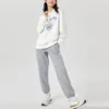 Belden Daralan Polar Spor Pantolon “Siyah Gri”