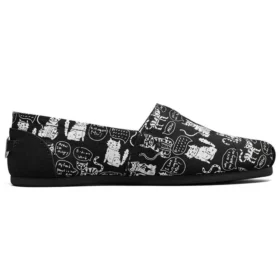 Bob s Plush Slip-on Ayakkabılar Siyah/Beyaz