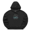 Casual Grafik Kapüşonlu Sweatshirt “Siyah”
