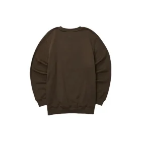 Casual Grafikli Crew Sweatshirt “Brown Grey”