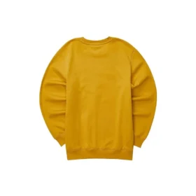 Casual Grafikli Crew Sweatshirt “Sarı Beyaz”