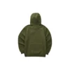 Casual Harf Baskılı Kapüşonlu Sweatshirt “Yeşil Beyaz”