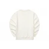 Casual Serisi Harfli Yuvarlak Yaka Sweatshirt “Beyaz Mavi”