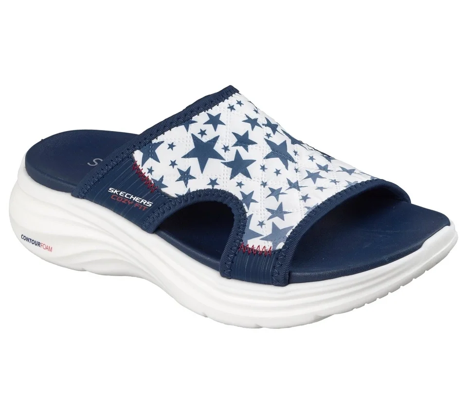 Contour Foam Sandalet – Cozy Fit Americana Aura Contour Foam Sandalet – Cozy Fit Americana Aura