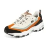 D’ Lites 1.0 Sneakerlar “Beyaz Siyah Turuncu”
