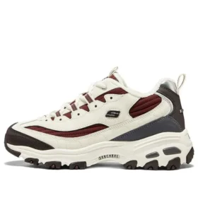 D’ Lites Zip Along Ayakkabılar “Beyaz Bordo Gri”