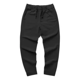 Diamond Serisi Dokuma Düz Casual Pantolon “Siyah”