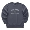 Diamond Serisi Harf Baskılı Günlük Sweatshirt “Gri Beyaz”