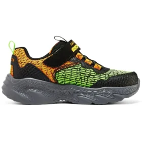 Dino-Lights Sneakerlar “Yeşil Turuncu Siyah”