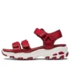 DLites Retro Panda Kırmızı Sandaletler