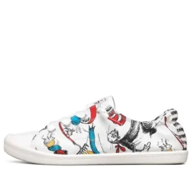 Dr. Seuss x Skechers Bob’s Beach Bingo Düşük Bilekli Sneakerlar Beyaz/Kırmızı/Mavi