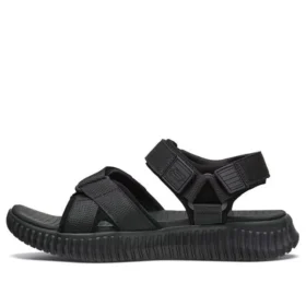Elite Flex Velcro Spor Siyah Sandaletler