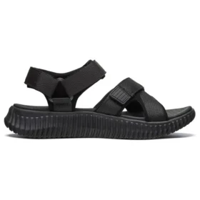 Elite Flex Velcro Spor Siyah Sandaletler