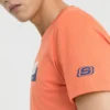 Erkek Skechers Baskılı Kısa Kollu Tişört Kırmızı