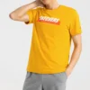 Erkek Skechers Sport Alphabet Baskılı Kısa Kollu Altın Rengi