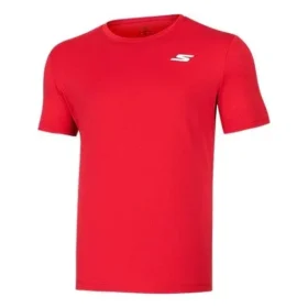 Erkek Skechers Sport Antrenman Koşu Spor Örme Kısa Kollu Palyaço Kırmızısı