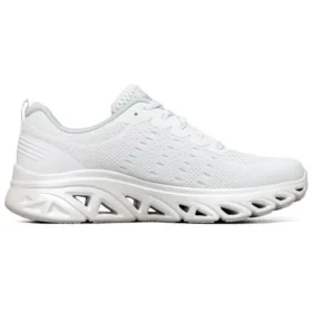 Glide-Step Sport Düşük Bilekli Koşu Ayakkabısı Beyaz/Gümüş