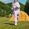 Günlük Dokuma Ceket “Mor Beyaz”