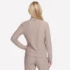 GO Luxe Rib Günlük Tam Fermuarlı Ceket