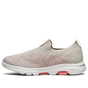 Go Walk 5 Koşu Ayakkabısı Kahverengi/Pembe/Beyaz