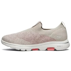 Go Walk 5 Koşu Ayakkabısı Kahverengi/Pembe/Beyaz