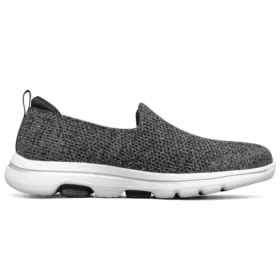 Go Walk 5 Loafer Gri/Beyaz