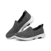 Go Walk 5 Loafer Gri/Beyaz