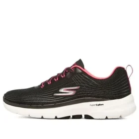 Go Walk 6 “Stunning Glow – Siyah/Ateşli Pembe”