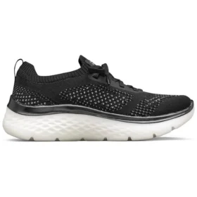 Go Walk Hyper Burst Düşük Bilekli Sneakerlar Siyah/Beyaz