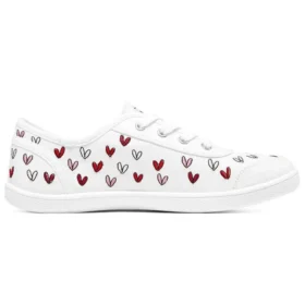Goldcrown x Skechers Bobs B Cool Düşük Bilekli Sneakerlar Beyaz/Kırmızı