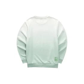 Gradyan Harfli Crew Sweatshirt “Yeşil Beyaz”