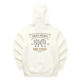 Grafikli Kapüşonlu Sweatshirt “Beyaz Siyah Kırmızı Mavi”