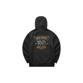 Grafikli Kapüşonlu Sweatshirt “Beyaz Siyah Kırmızı Mavi”