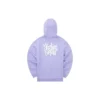 Grafikli Kapüşonlu Sweatshirt “Mor Beyaz”