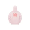 Grafikli Kapüşonlu Sweatshirt “Pembe”