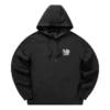 Grafikli Kapüşonlu Sweatshirt “Siyah Beyaz”