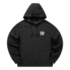 Grafikli Kapüşonlu Sweatshirt “Siyah Beyaz”
