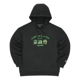 Grafikli Kapüşonlu Sweatshirt “Siyah Yeşil Bej Kırmızı Gri”