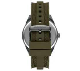 Gunmetal Naylon Kordonlu Saat Seti