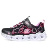 Heart Lights Low-Top K Siyah/Pembe