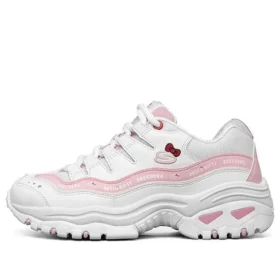 Hello Kitty x Skechers Düşük Bilekli Pembe/Beyaz
