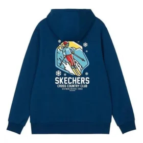 Çizgi Film Desenli İpli Kapüşonlu Sweatshirt “Lacivert Siyah Beyaz Gri”