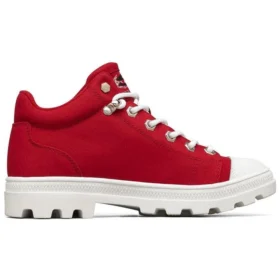 Jeremy Ville x Skechers Roadies Yüksek Bilekli Kanvas Ayakkabılar Kırmızı/Beyaz