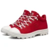 Jeremy Ville x Skechers Roadies Yüksek Bilekli Kanvas Ayakkabılar Kırmızı/Beyaz