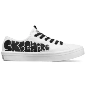 Jeremyville x Skechers V”Lites Düşük Bilekli Sneakerlar Beyaz/Siyah