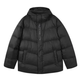 Kapüşonlu Waterproof Aşağı Ceket “Siyah”