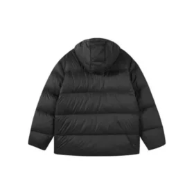 Kapüşonlu Waterproof Aşağı Ceket “Siyah”
